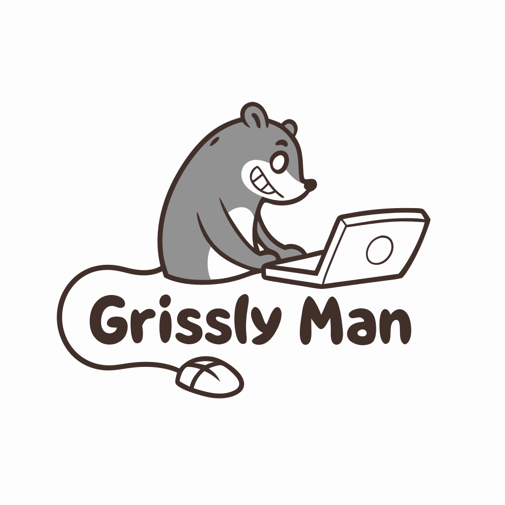 Grissly Man Logo